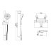 Inta Enzo Safe Touch Thermostatic Bath Mixer Shower - Chrome (EN90015CP) - thumbnail image 2