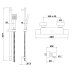 Inta Mio Safe Touch Thermostatic Bar Mixer Shower - Chrome (MM10031CP) - thumbnail image 2