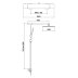 Inta Nulo Deluxe Safe Touch Thermostatic Bar Mixer Shower - Chrome (CB10036CP) - thumbnail image 2