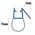 Inventive Creations Aqua Seal - 3mm Glass - 11mm - 800mm Long (3AQ 800) - thumbnail image 2