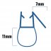 Inventive Creations Aqua Seal - 4-6mm Glass - 11mm - 1900mm Long (6AQ 1900) - thumbnail image 2