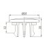 Inventive Creations basin overflow covers - chrome - Pack of 5 (OF3) - thumbnail image 2
