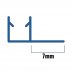 Inventive Creations Bottom Drip Seal - 4-6mm Glass - 1200mm Long (6BD 1200) - thumbnail image 2