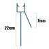Inventive Creations Large Gap Seal - 10mm Glass - 22mm - 1200mm Long (10LGCU 1200) - thumbnail image 2