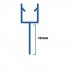 Inventive Creations Small Flexi Blade Seal - 4-6mm Glass - 12mm - 800mm Long (6SFB 800) - thumbnail image 2