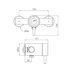 Mira Element EV MK1 Thermostatic Mixer Shower - Chrome (1.1656.001) - thumbnail image 2