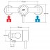 Mira Element MK2 exposed valve only - post Feb 2018 (1.1910.002) - thumbnail image 2