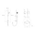 Mira Miniduo BIV Thermostatic Mixer Shower - Chrome (1.1663.008) - thumbnail image 2