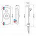 Mira Orbis Plus thermostatic electric shower - 9.0kW (1.1647.011) - thumbnail image 2