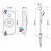 Mira Orbis Plus thermostatic electric shower - 9.8kW (1.1647.012) - thumbnail image 2