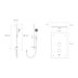 Mira Azora Thermostatic Electric Shower 9.8kW - Frosted Glass (1.1634.011) - thumbnail image 2