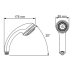 Mira Response RF1 Adjustable Shower Head - Chrome (was 413.58) (2.1605.106) - thumbnail image 2