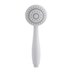 MX Lunar single spray shower head - white (HCC) - thumbnail image 2
