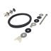 Roca Cistern Fixation Kit (Rubber Doughnut Wing Nut & Washer) (AV0016800R) - thumbnail image 2