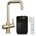 Sauber Astano 3-in-1 Instant Boiling Water Kitchen Tap - Brushed Brass (ELISE3IN1BWTBBSET) - thumbnail image 2