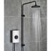 Triton Aspirante UNIQ Electric Shower 9.5kW - Nickel Effect (GEASPUN99) - thumbnail image 2