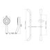 Triton Conor/Lara shower fittings kit - chrome (TSKFCONLARCH) - thumbnail image 2