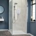 Triton Danzi DuElec Dual Electric Shower 10.5kW - White (GEDADU11) - thumbnail image 2