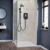Triton Danzi DuElec Dual Electric Shower 9.5kW - Black (GEDADU93) - thumbnail image 2