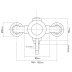 Triton Elina Exposed Concentric Type 3 TMV Mixer Shower - Valve Only - Chrome (ELICMINCEXVO) - thumbnail image 2