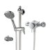 Triton Elina Exposed Concentric Type 3 TMV Mixer Shower With Grab Rail Riser - Chrome (ELICMINCEX) - thumbnail image 2