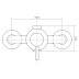 Triton Elina Type 3 Sequential Exposed Mixer Shower - Valve Only - Chrome (ELITMV3EXSL) - thumbnail image 2