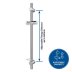 Triton Pro-Fit Shower Riser Rail - Chrome (TSKPROFITCH) - thumbnail image 2