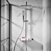 Triton Push Button Diverter Dual Bar Mixer Shower - Chrome (PBDIVCHR) - thumbnail image 2