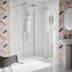 Triton Tees Dual Bar Mixer Shower With Diverter - Chrome (UNTEBMDIV) - thumbnail image 2