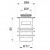 Twyford 1.25" waste fitting - slotted - click clack (WF4350CP) - thumbnail image 2