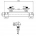 Ultra Minimalist bar shower valve (A3906) - thumbnail image 2