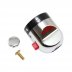 Vado Prima temperature control knob - chrome (HUB-PB3B-C/P) - thumbnail image 2