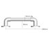 AKW Large Plastic Fluted White Grab Rail - 300mm (01400WH) - thumbnail image 3