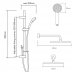 Aqualisa Dream concealed mixer shower with adjustable & wall fixed shower heads HP/Combi (DRMDCV003) - thumbnail image 3