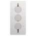 Aqualisa Dream Round Thermostatic Mixer Shower with Wall Fixed Head and Bath Fill - Chrome (DRMDCV3.ADFWBTX.RND) - thumbnail image 3