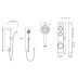 Aqualisa iSystem concealed digital shower with adjustable shower head - HP/Combi (ISD.A1.BV.21) - thumbnail image 3
