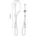 Aqualisa iSystem exposed digital shower with adjustable shower head - gravity pumped (ISD.A2.EV.21) - thumbnail image 3