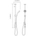 Aqualisa iSystem Exposed Digital Shower with Adjustable Shower Head - Gravity Pumped (ISD.A2.EV.21) - thumbnail image 3