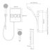 Aqualisa Lumi 10.5kW electric shower - chrome (LME10501) - thumbnail image 3