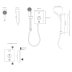 Aqualisa Quartz Electric Shower 9.5kW - White/Chrome (QZE9521) - thumbnail image 3