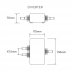 Aqualisa Quartz exposed shower with adjustable & fixed ceiling heads - HP/Combi (QZD.A1.EV.DVFC.18) - thumbnail image 3