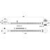 Crosswater 3ONE6 Bath Filler With Waste - Stainless Brushed Brass (TS0370SF) - thumbnail image 3