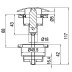 Crosswater 3ONE6 Universal Basin Waste - Stainless Slate (TS0290ST) - thumbnail image 3