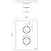 Crosswater Crossbox 3ONE6 Dual Outlet Trimset - Brushed Brass (TLCB1500LBPSF) - thumbnail image 3
