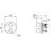 Crosswater Crossbox MPRO Double Outlet Industrial Trimset - Chrome (PRICB1500LBPC) - thumbnail image 3
