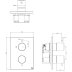 Crosswater Crossbox MPRO Dual Outlet Mixer Shower Valve - Chrome (PROCB1500RC) - thumbnail image 3