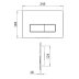 Crosswater MPRO Flush Plate - Chrome (MPROFLUSHC) - thumbnail image 3