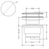 Crosswater MPRO Industrial Basin Click Clack Waste - Brushed Brass (PRI0260UB) - thumbnail image 3