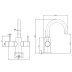 Crosswater MPRO Mini Fluted Basin Tap - Brushed Brass (PRO118DNF_F) - thumbnail image 3