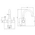 Crosswater MPRO Mini Fluted Basin Tap - Brushed Nickel (PRO118DNL_F) - thumbnail image 3